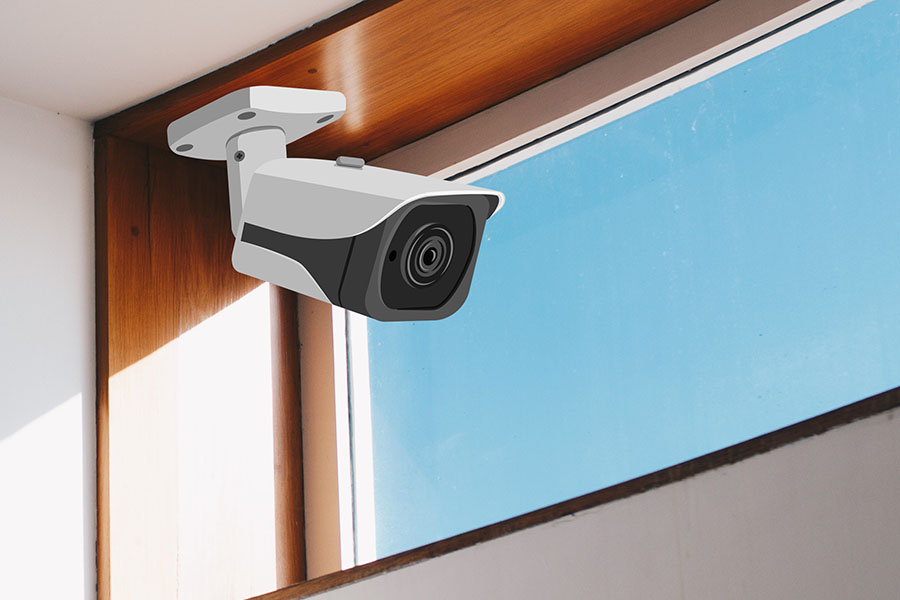 Using An Indoor Security Camera through a Window - Featured Image - Smaller
