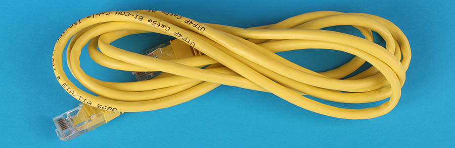 Yellow Ethernet Cable - Smaller