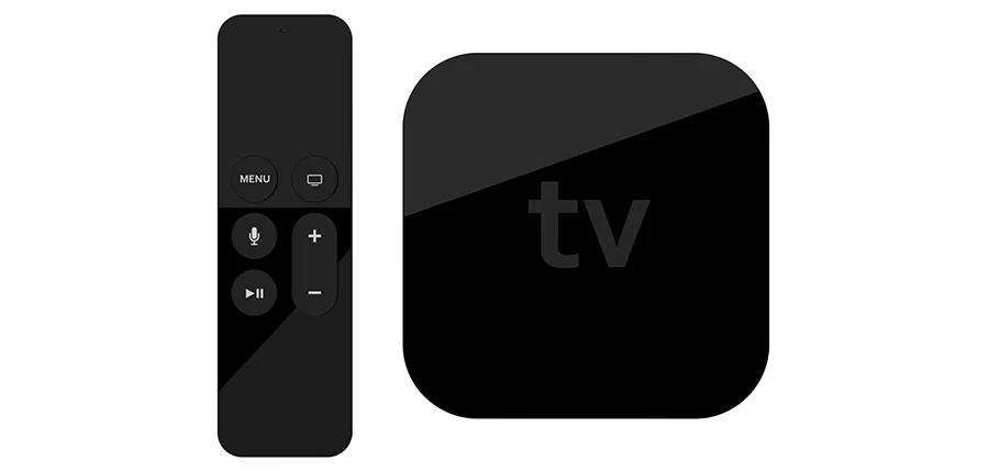 Apple TV with No Apple Logo - Smaller