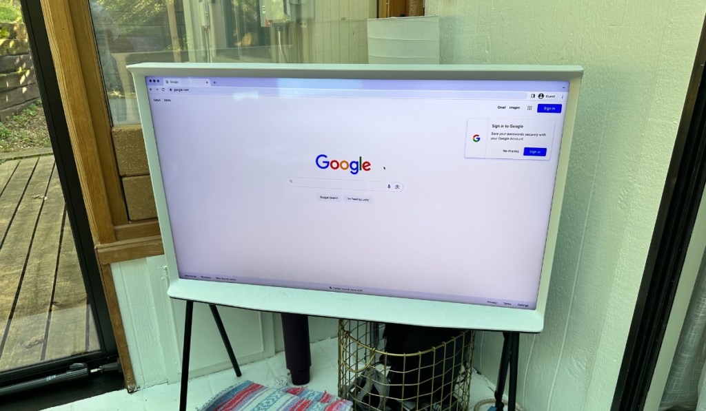 Google On Samsung Serif Smart TV