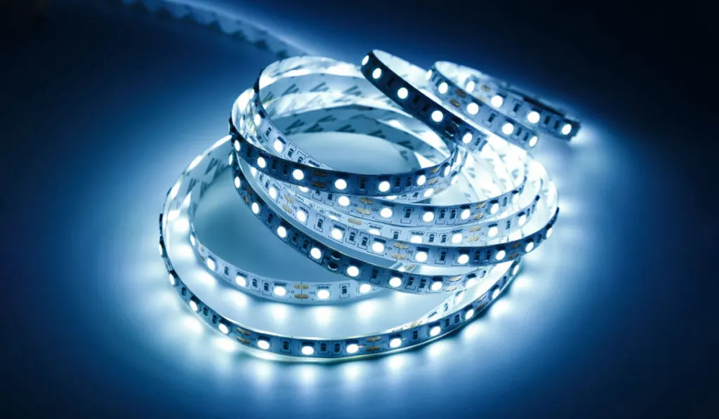LED light strip in a roll