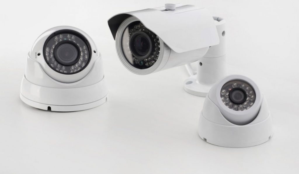 Set of security cameras