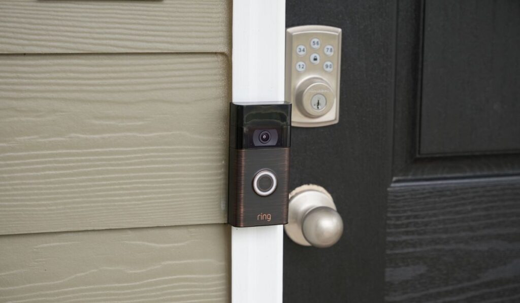 securing ring doorbell