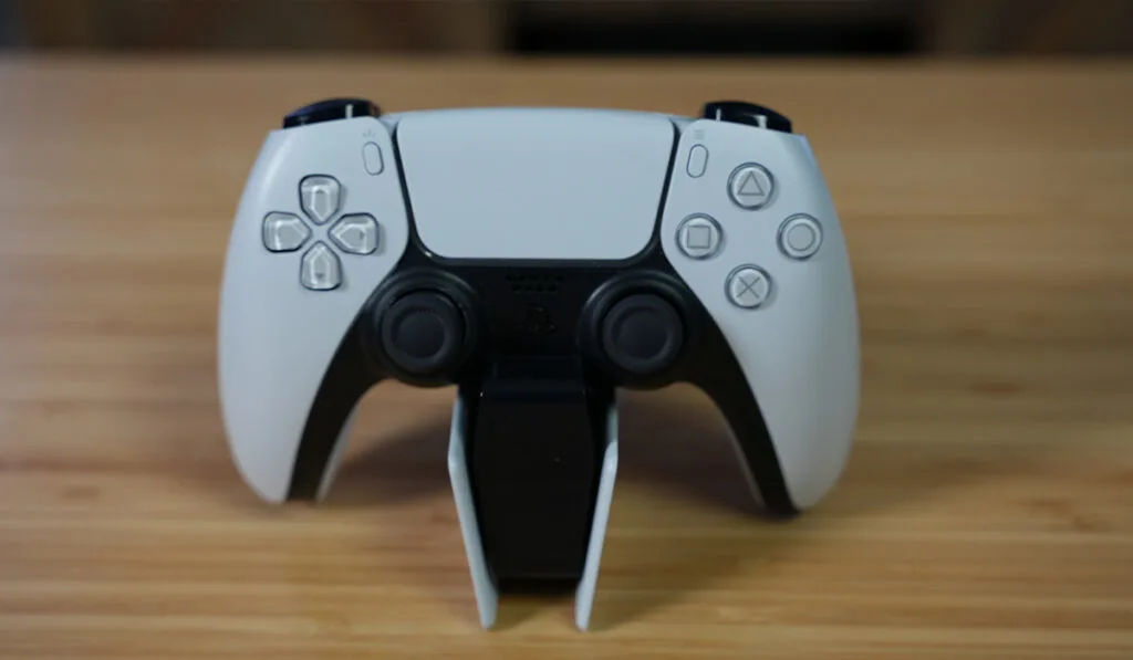 PS5 Controller on Charging Dock 