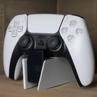 PS5 Controller on charging dock