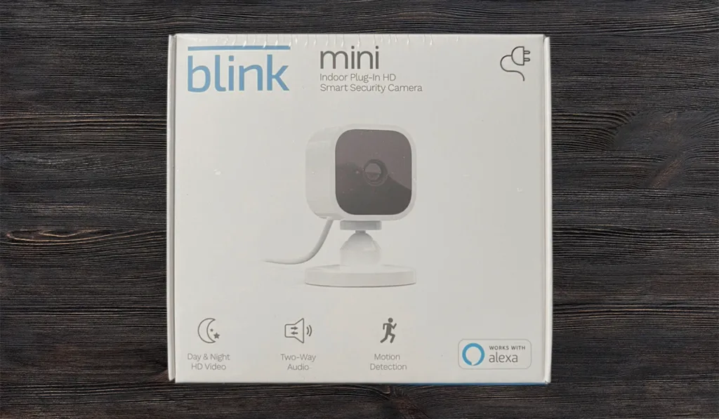 Blink Camera In Box On Table