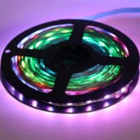 Light patterns from Spool of RGB led strip