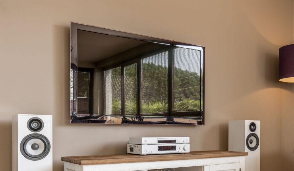Functional tv living room idea 