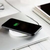 Phone charging on wireless charger new technology