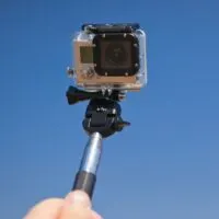Taking selfie