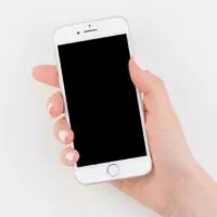 Woman hand with Iphone