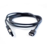 Black USB type c cable