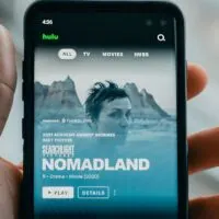 Hulu on the phone