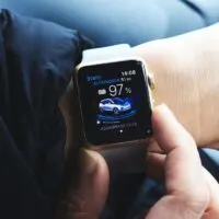 Driver with an Apple Watch