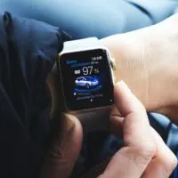 Driver with an Apple Watch