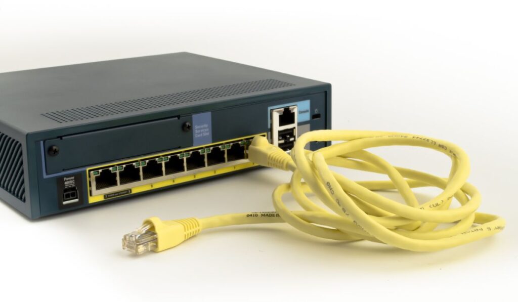 Ethernet firewall and cable