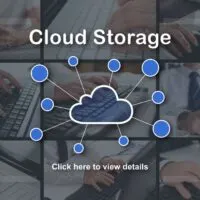Concept of cloud storage