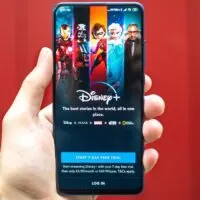 Disney+ on a Android Phone.