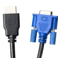 Modern HDMI and old VGA connection