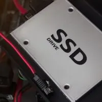 SSD drive with cables