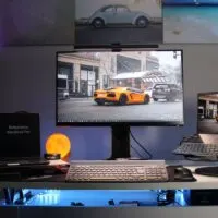2 laptop and monitor