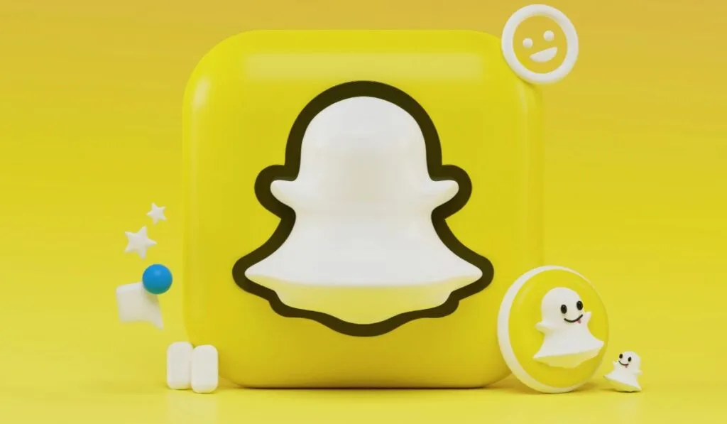 Snapchat 3D icon concept