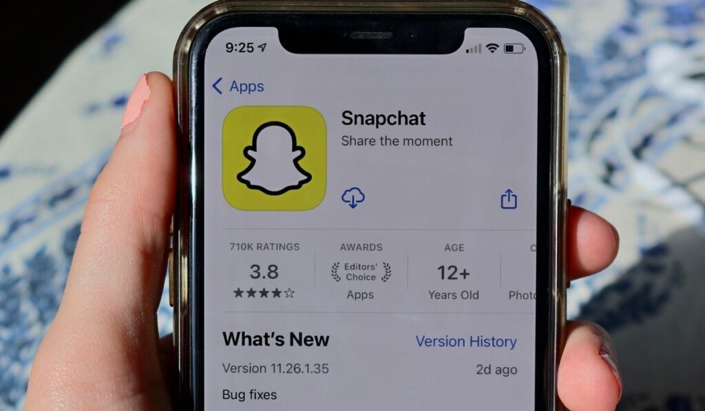 Приложение Snapchat